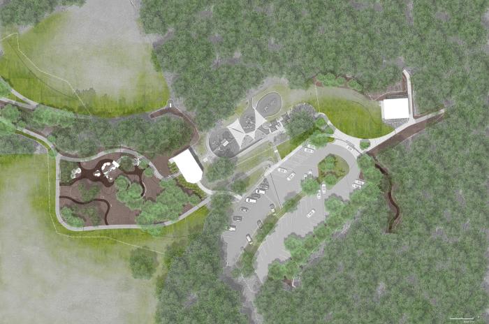 Blue Jay Point County Park Playground Area Site Plan Rendering