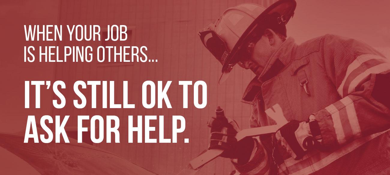 When your job is helping others, it's still ok to ask for help