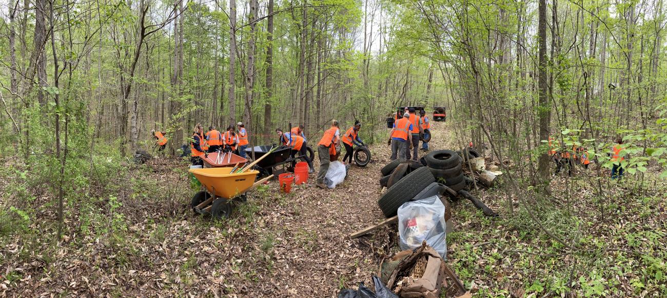 Group of volunteers