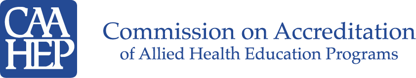 CAAHEP: Commission on Accreditation of Allied Health Education Programs logo