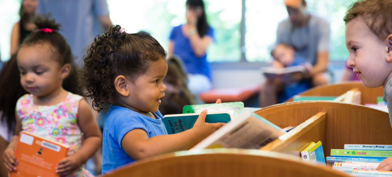 Children at Leesville Library