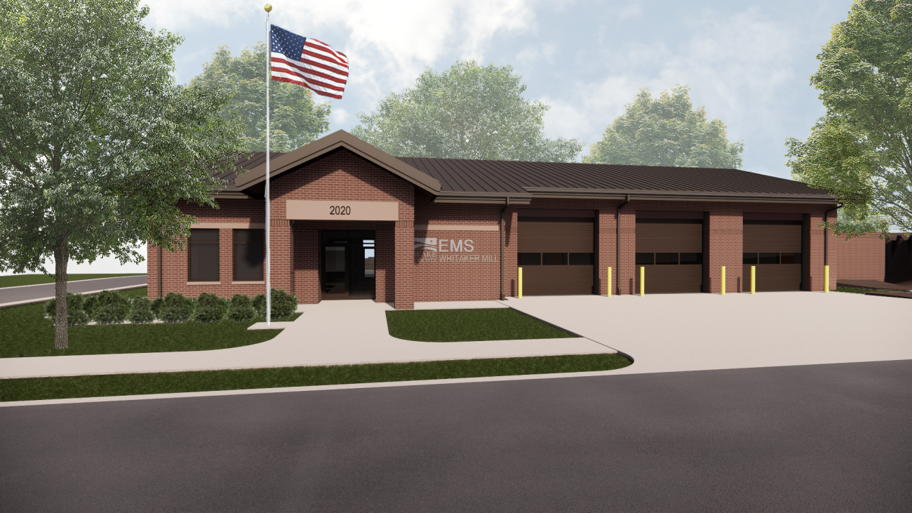 artist rendering of EMS station
