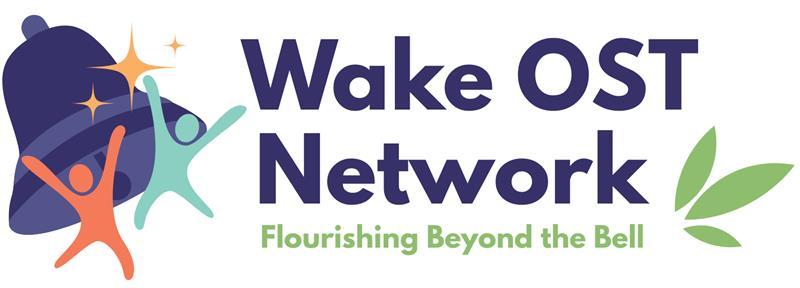 "Wake OST Network, Flourishing Beyond the Bell" with illustrations of bell and cheering people