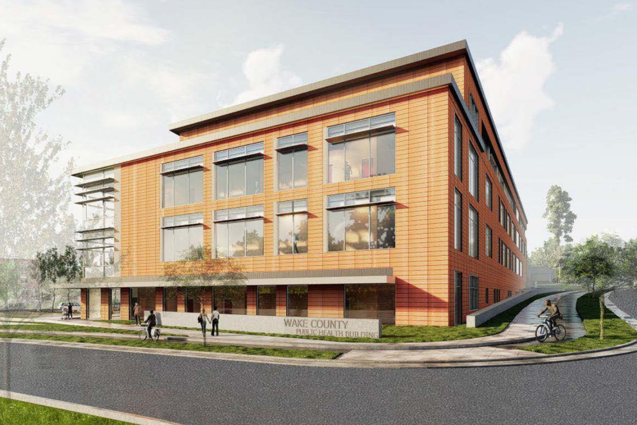 Illustration of new Public Health Center