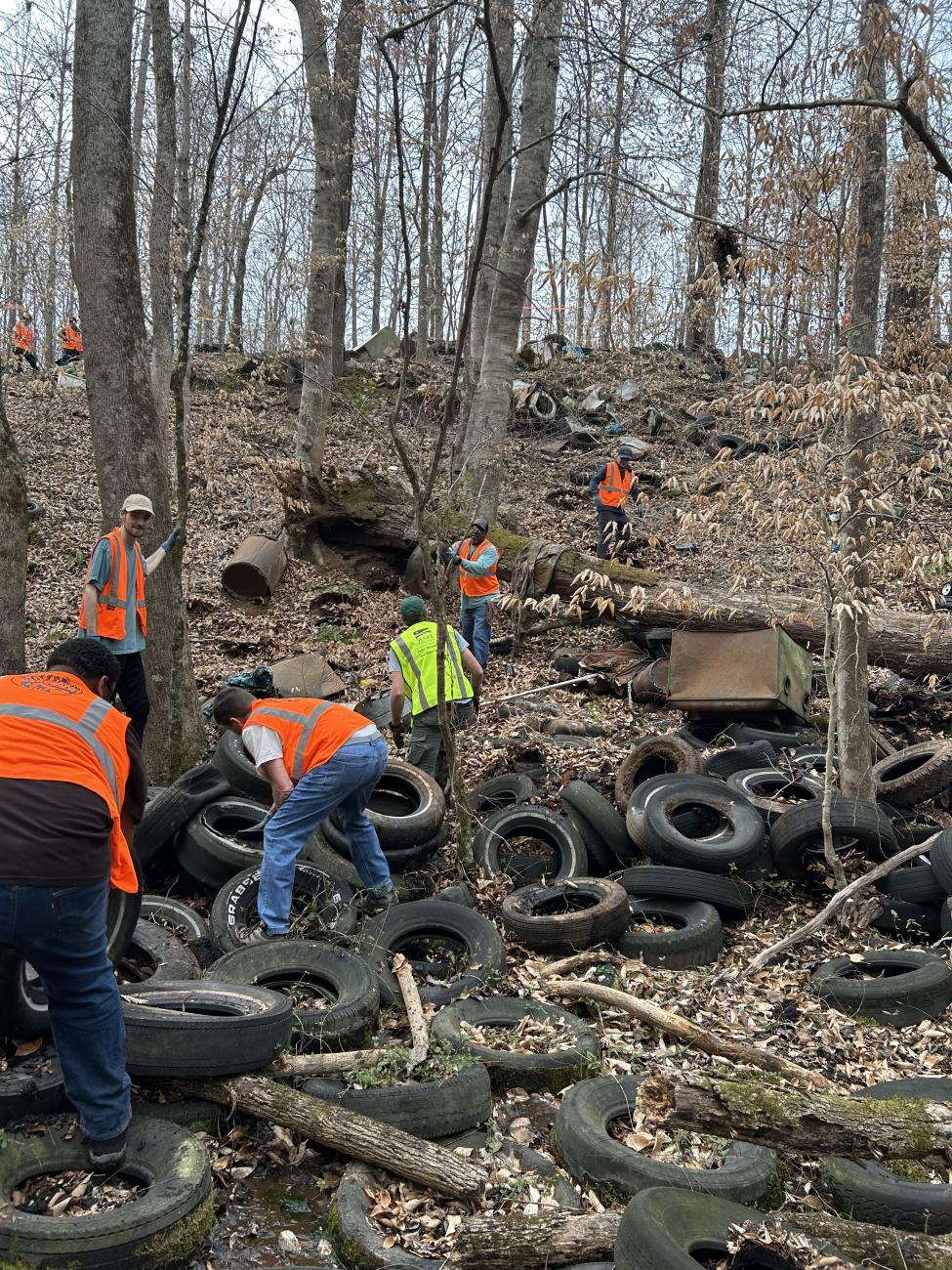 tire mountain portrait