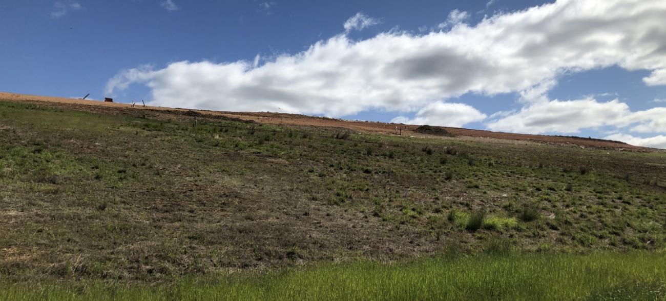 SWLF Sideslope Bare landscape