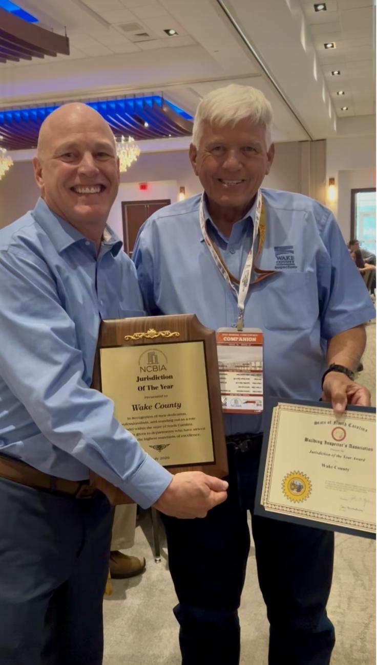 Mike McLamb, Permits & Inspections Director  and Kenneth Dorman Field Inspections Supervisor