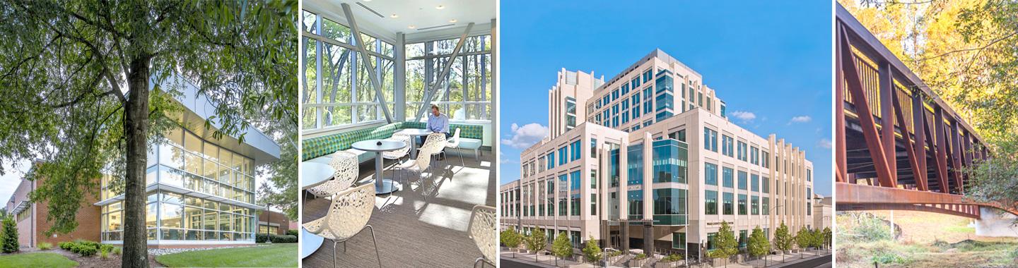 Image showing various Wake County Facilities Design and Construction projects
