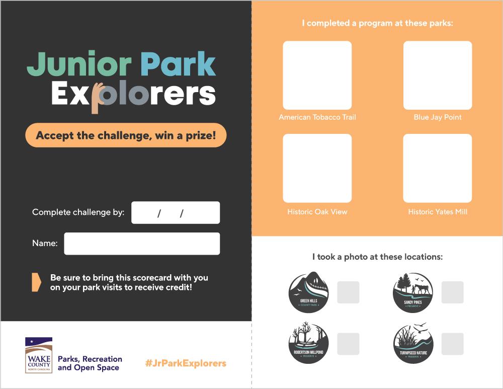 junior park explorers scorecard