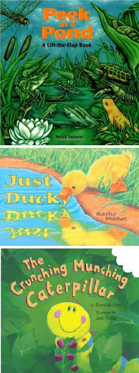 three images of childrens storybooks
