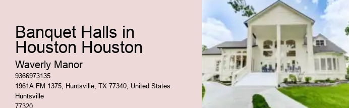 Banquet Halls in Houston Houston