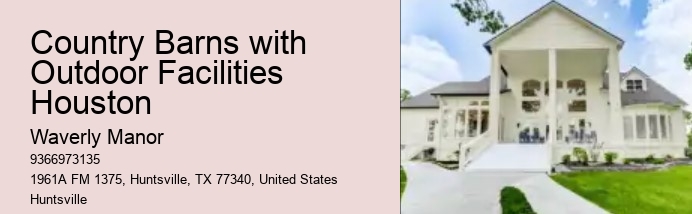 Country Barns with Outdoor Facilities Houston