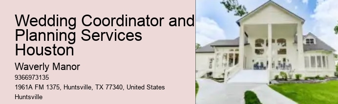 Wedding Coordinator and Planning Services Houston