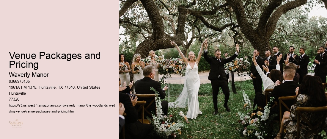 Venue Packages and Pricing