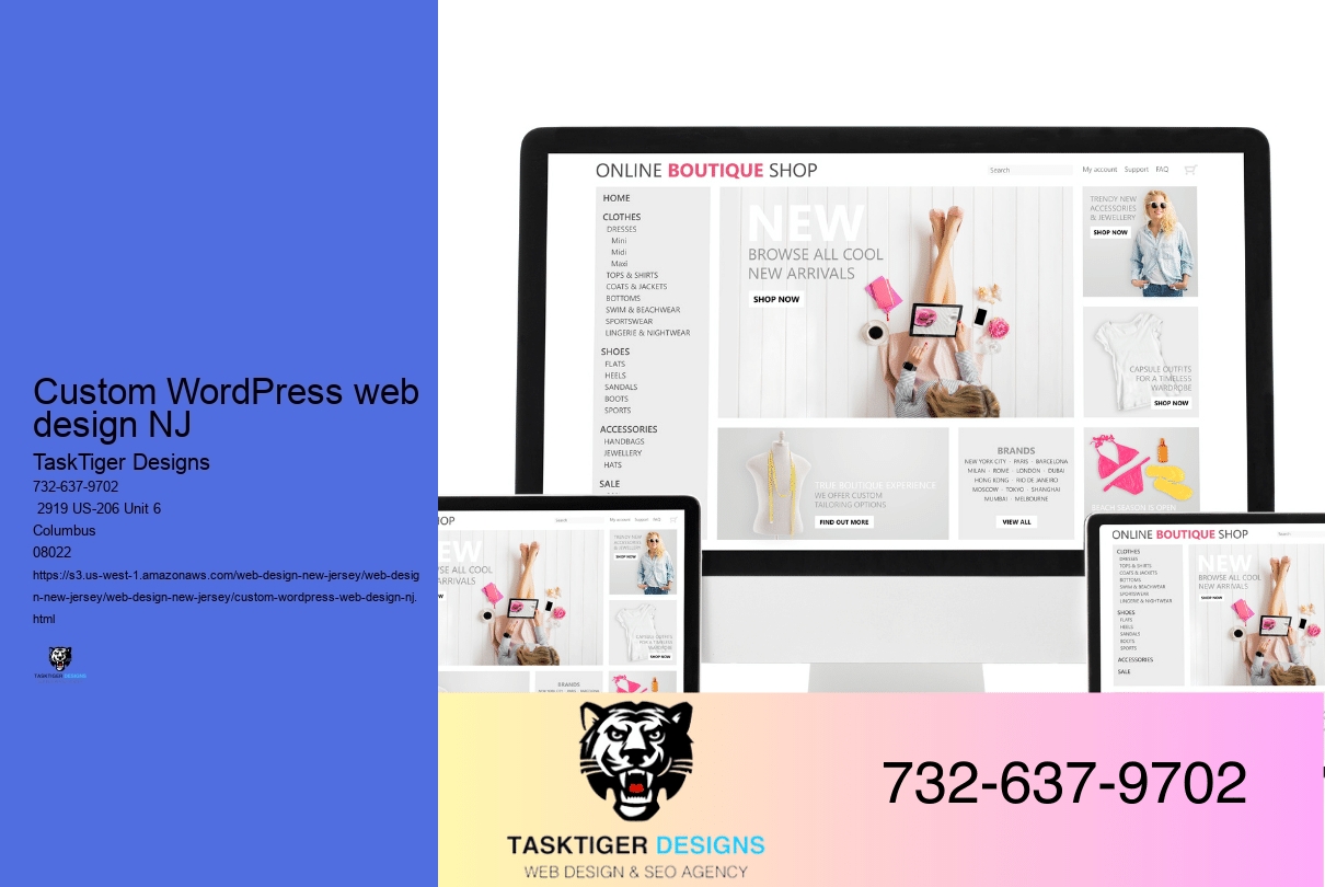 Custom WordPress web design NJ