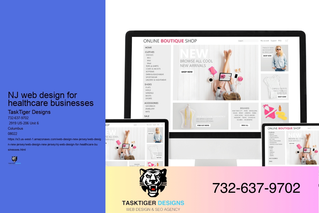 NJ web design for healthcare businesses