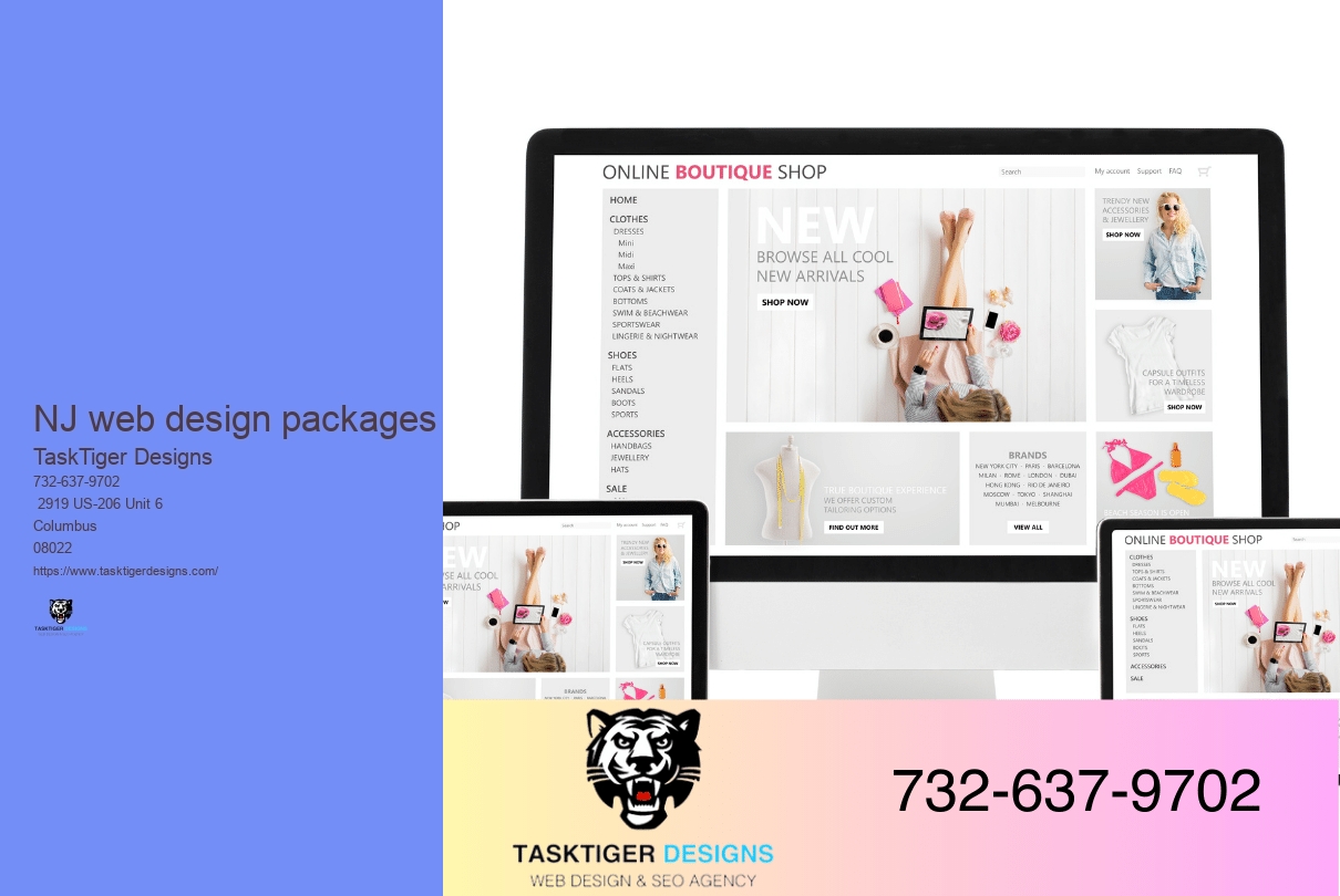 NJ web design packages