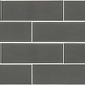 Metallic Gray Bevel Tile 4x12