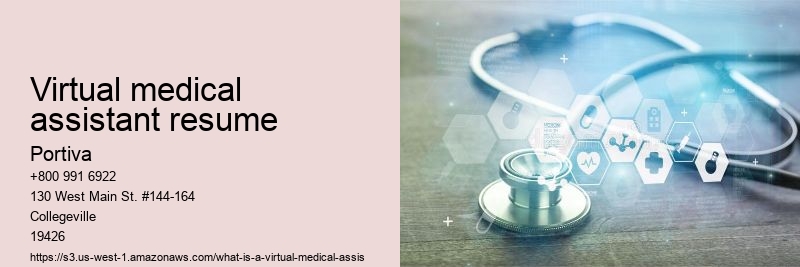 virtual medical assistant resume