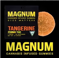 Photograph of product: Magnum | One Bite 200mg | Tangerine | Hybrid 200mg