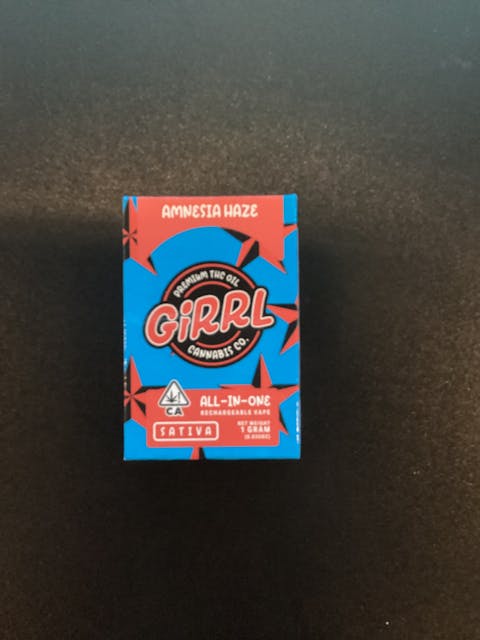 Photograph of product: Girrl-AIO-Amnesia Haze-1G - 
