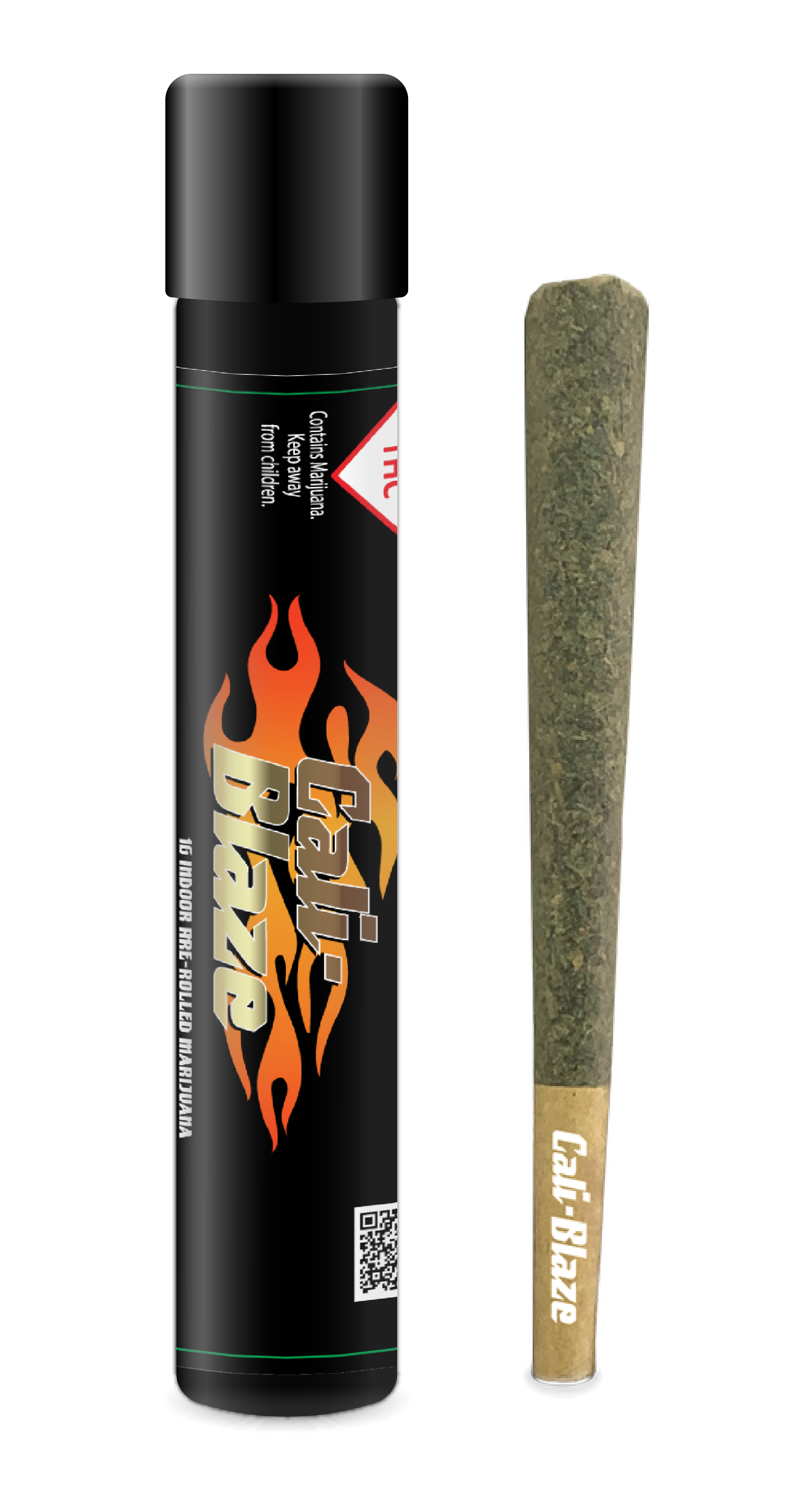 Photograph of product: Cali Blaze - 1g - Preroll - Sunset Sherbert (I)