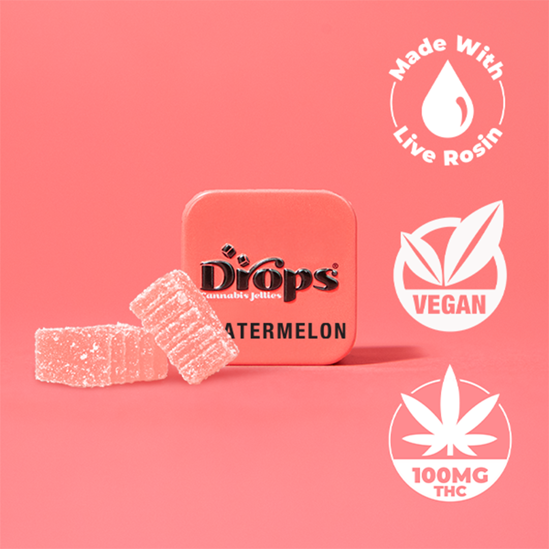 Photograph of product: Drops - Watermelon Jelly [Chill] 100mg TH-oui | Single