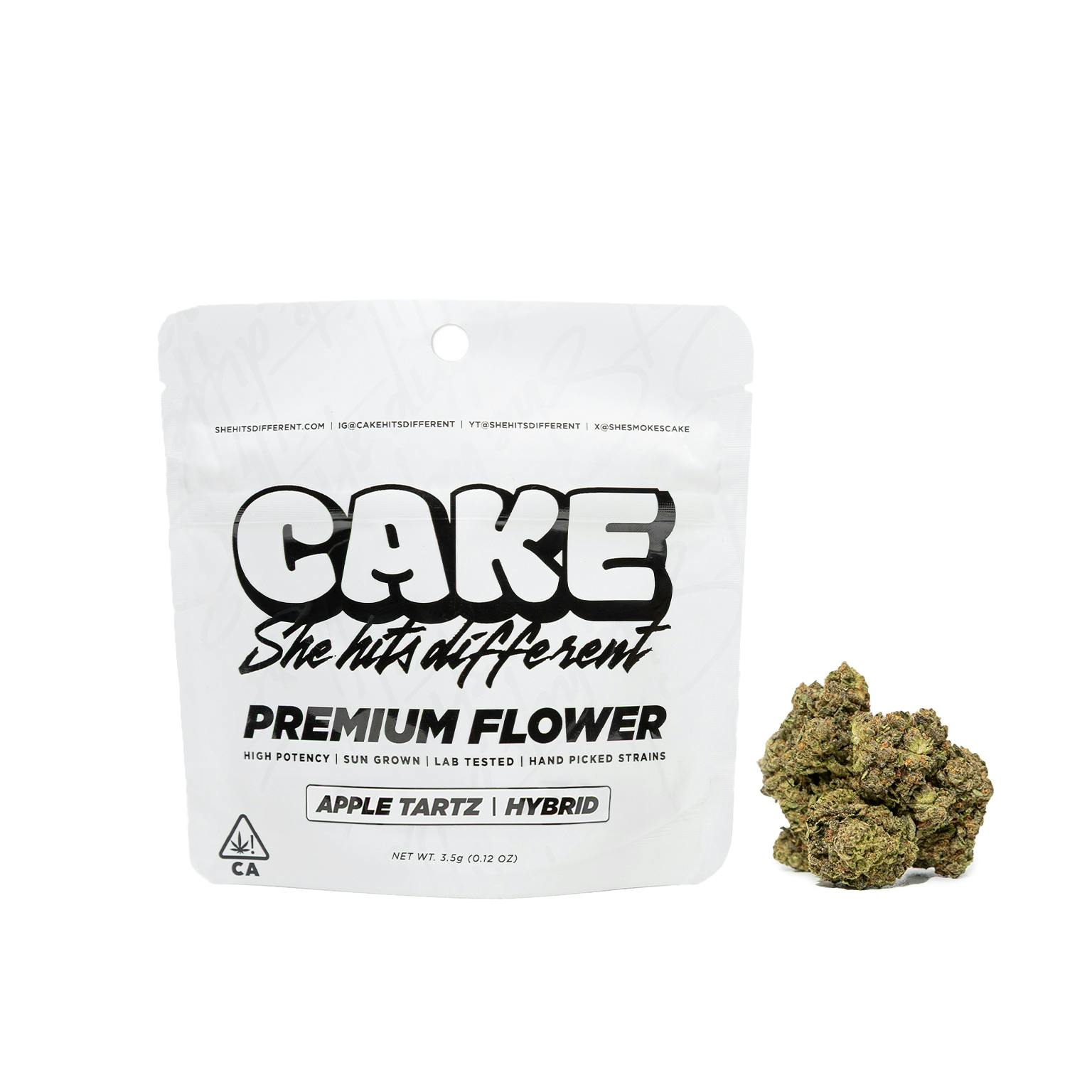 Photograph of product: CAKE: APPLE TARTZ 3.5G