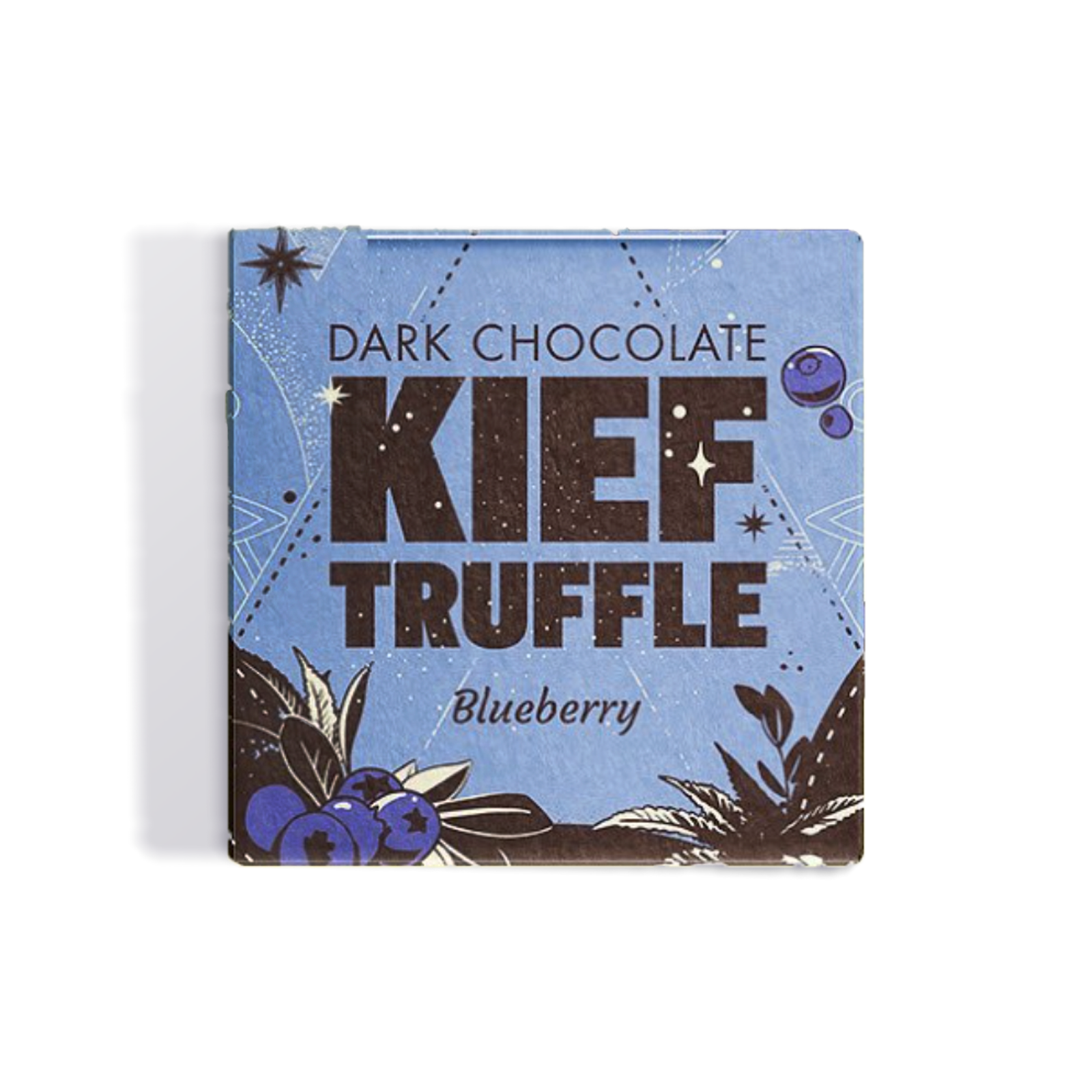 Photograph of product: Crop Circle | Rosin Infused Blueberry Dark Chocolate Truffle