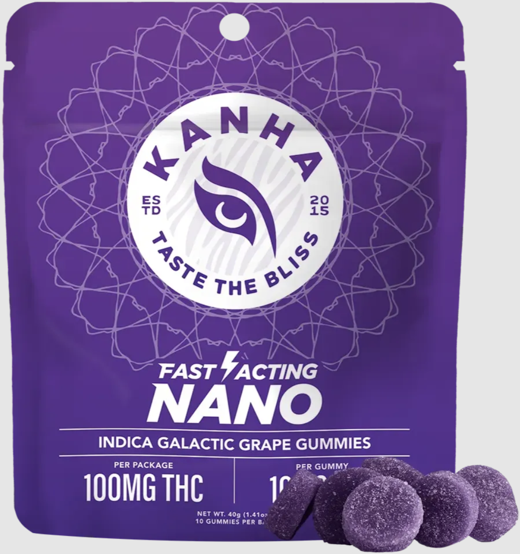 Photograph of product: Nano Galactic Grape - ["100mg 10pk"]