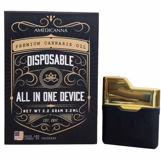 Photograph of product: Amedicanna All In One Vape 2.2g- Purple Punch- Oui'd