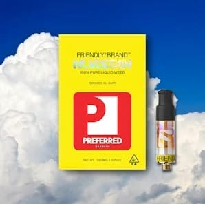 Photograph of product: Friendly x Preferred Gardens - Red Paint - Nucleus Nu-Resin Cart - 1g - 