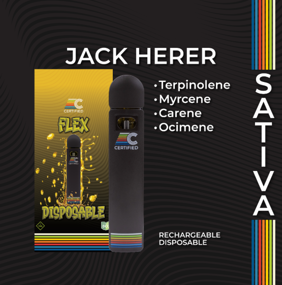 Photograph of product: Jack Herer Disposable Vape