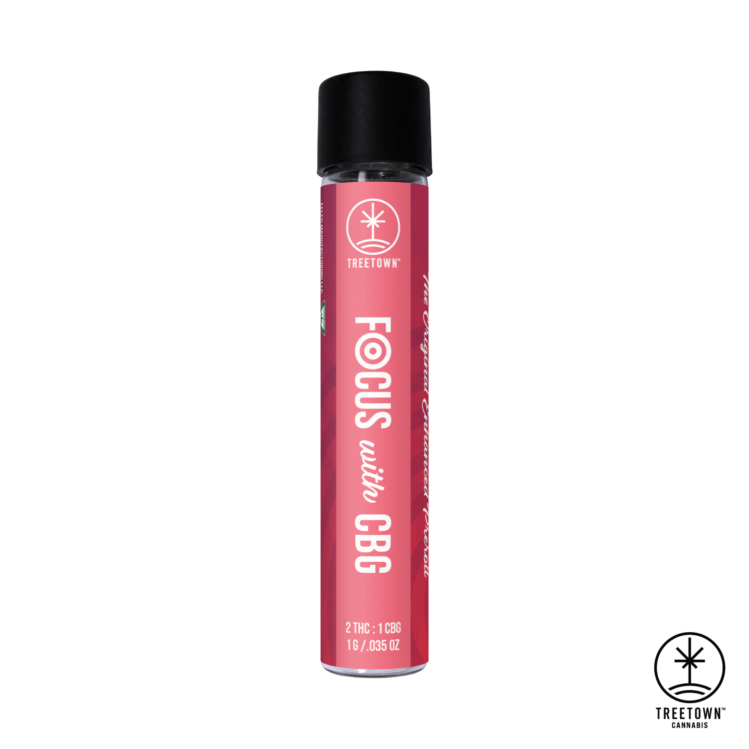Photograph of product: 2:1 Focus Guava Barz Enhanced Pre-Roll TH-oui:CBG | 1g