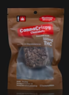 Photograph of product: Canna Crispy | Chocolate Crispy Treat | 100mg