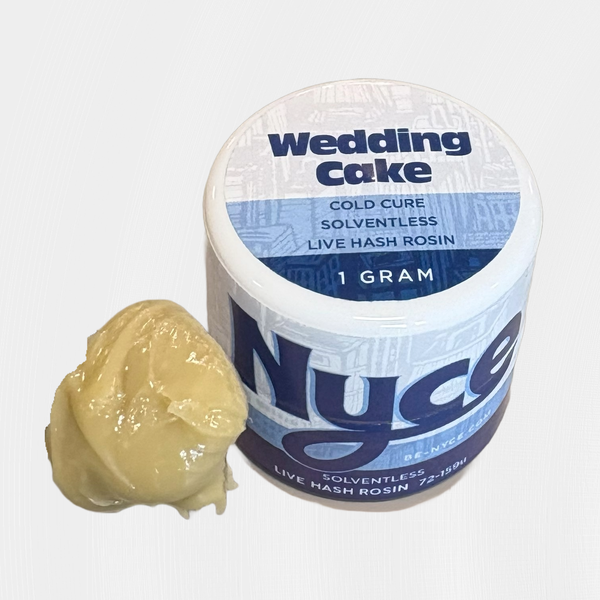 Photograph of Product: Solventless Live Hash Rosin - Wedding Cake
