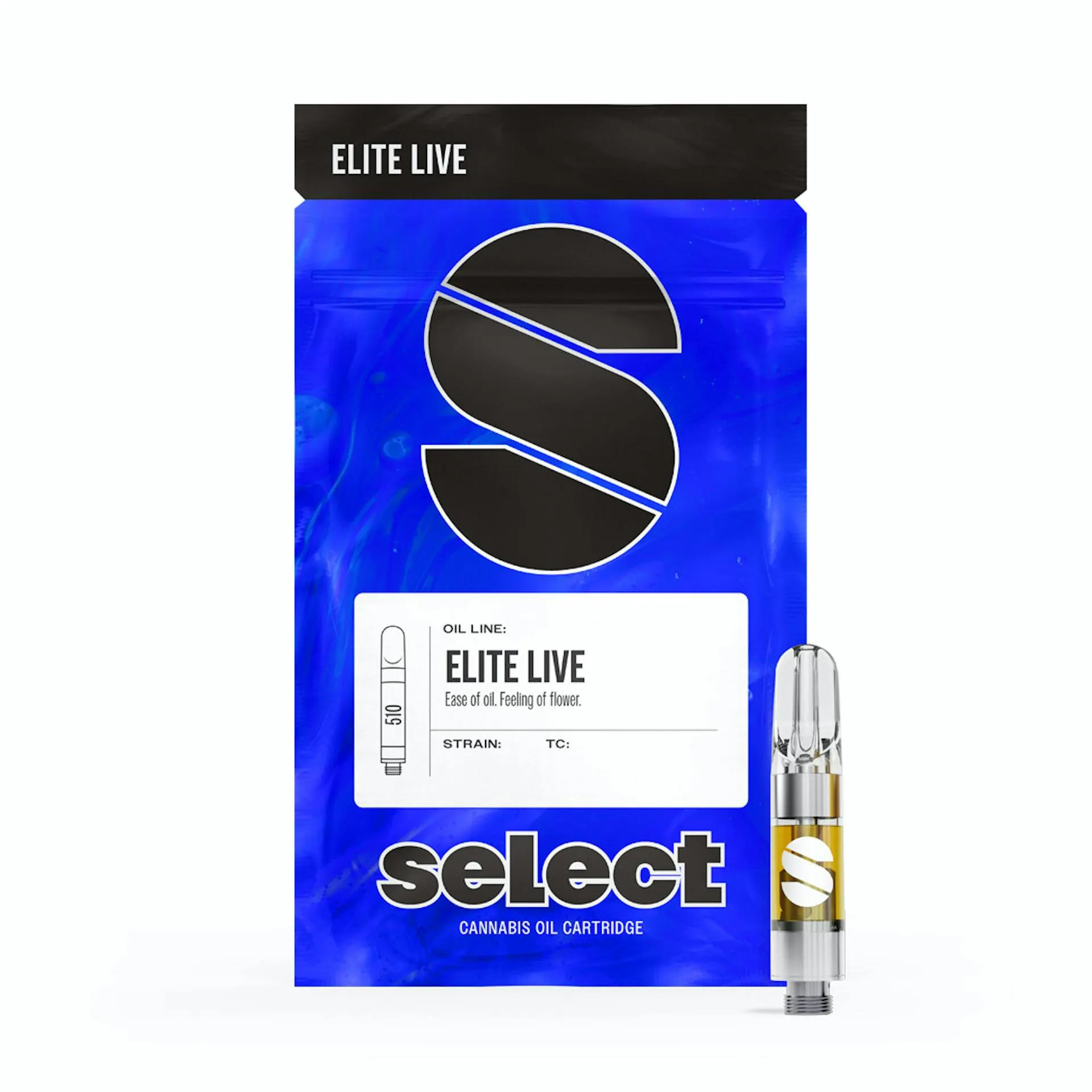 Photograph of product: Elite Live Resin Blue Dream Cartridge 0.5g