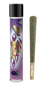 Photograph of product: Cali-Blaze Liquid Diamond Infused Grape Pre-Roll