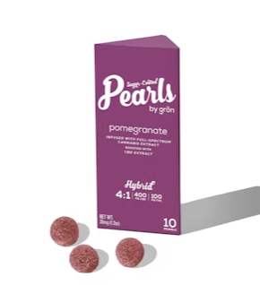 Photograph of product: Pomegranate Pearls | 4:1 - CBD:TH-oui