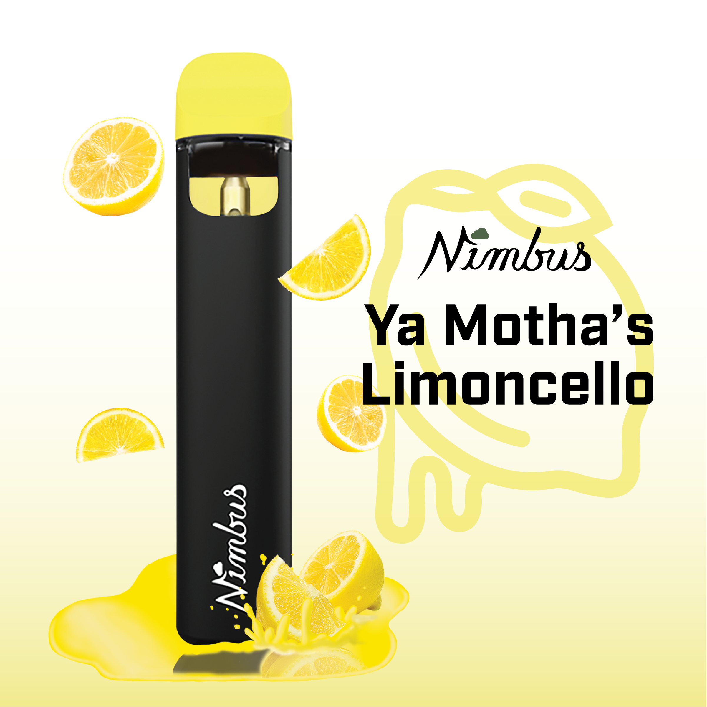Photograph of product: Ya Motha's Limoncello | Disposable Vape | 0.5g (TAX INCLUDED)