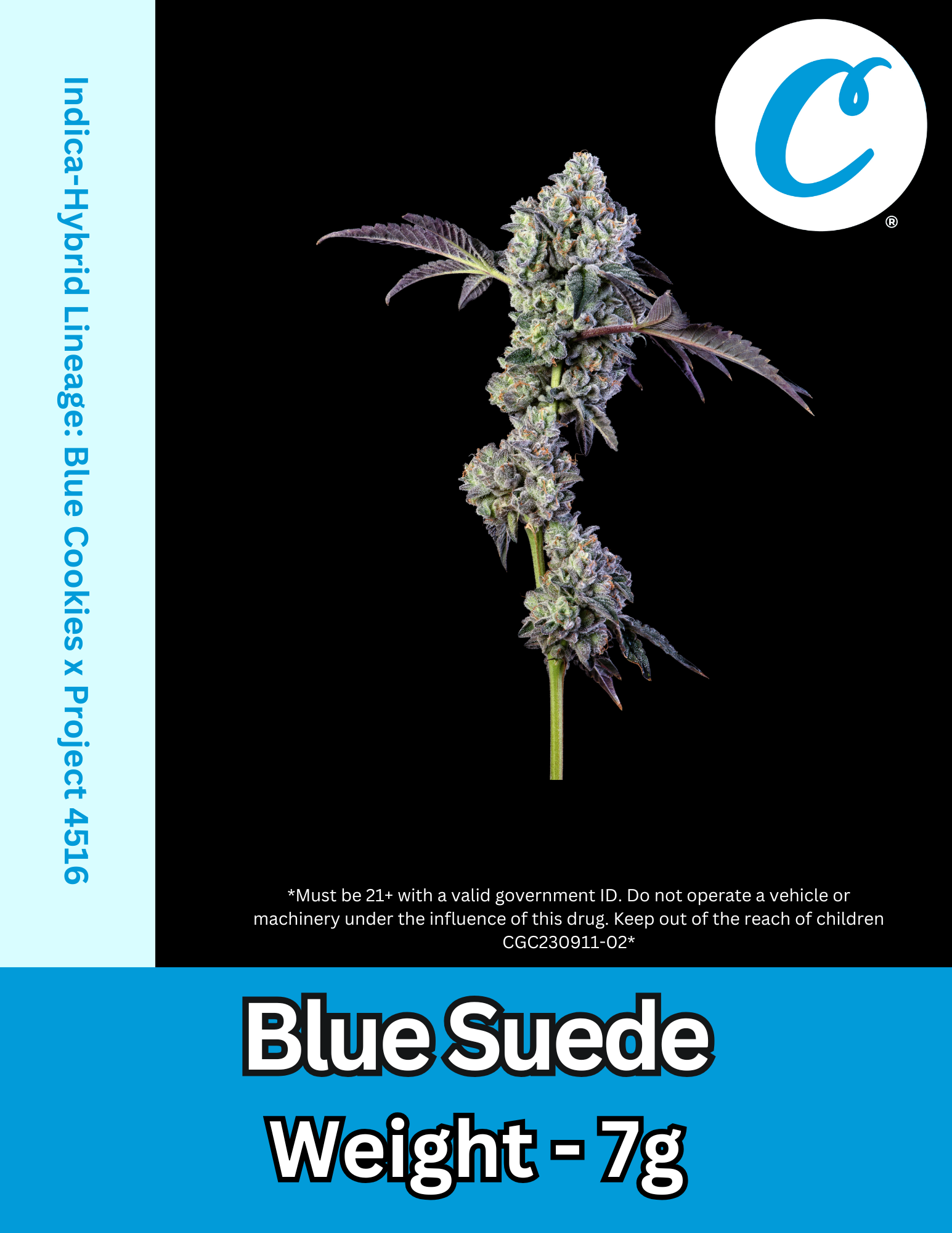 Photograph of product: Blue Suede - 7g