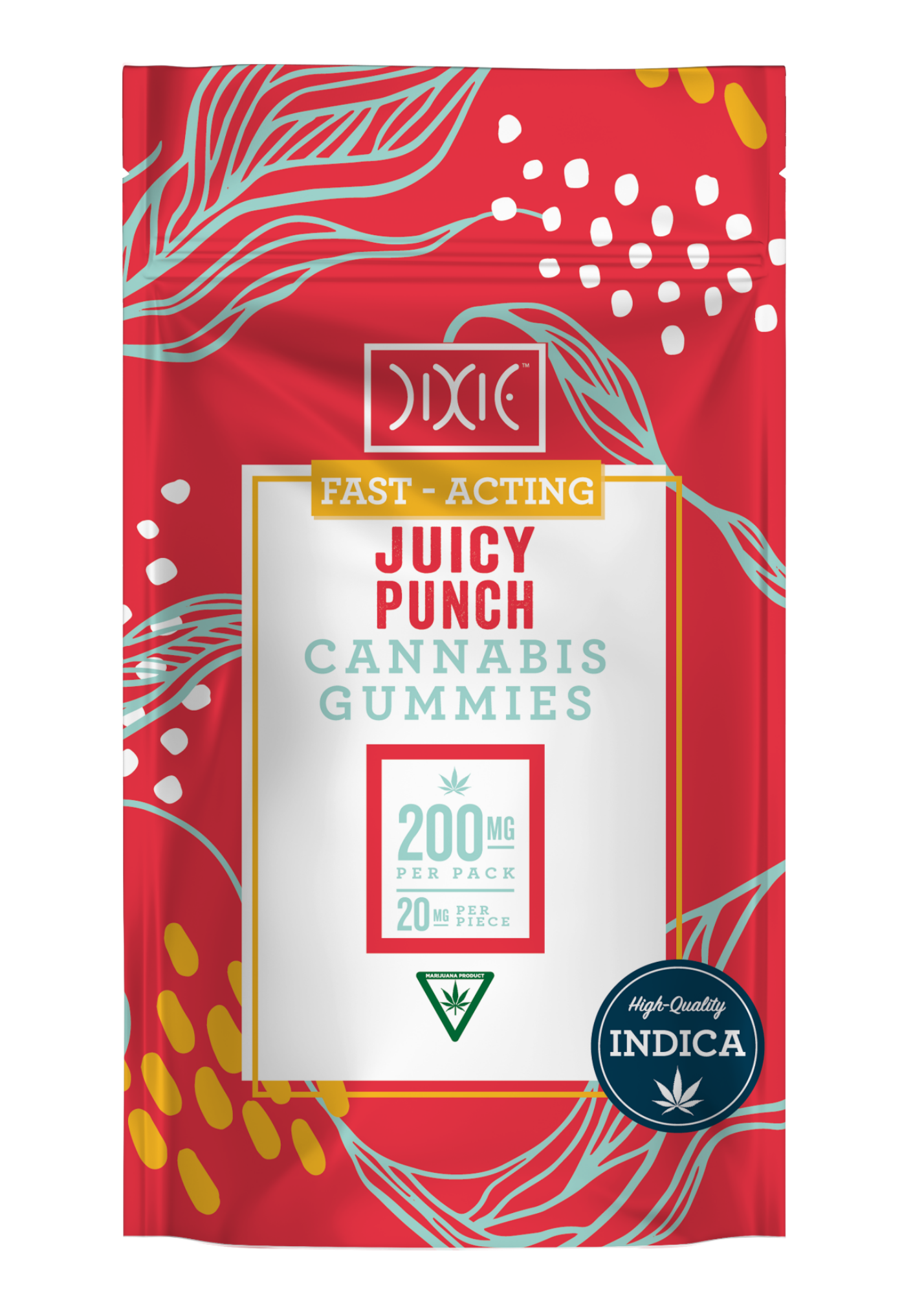 Photograph of product: 200mg | Juicy Punch | Fast Acting Gummies