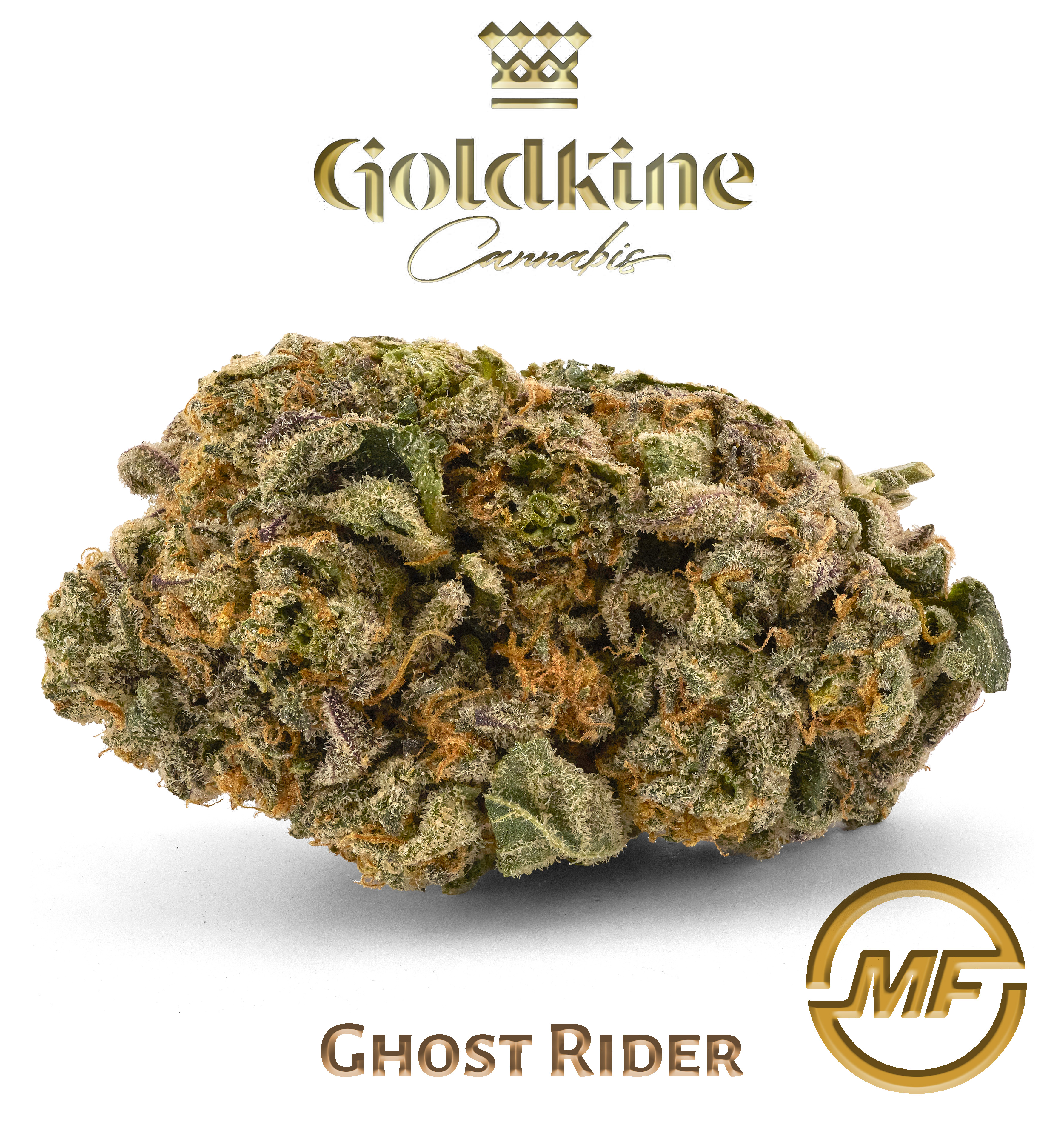 Photograph of product: Goldkine | Ghost Rider | Pre-Packed Mylar | 3.5g