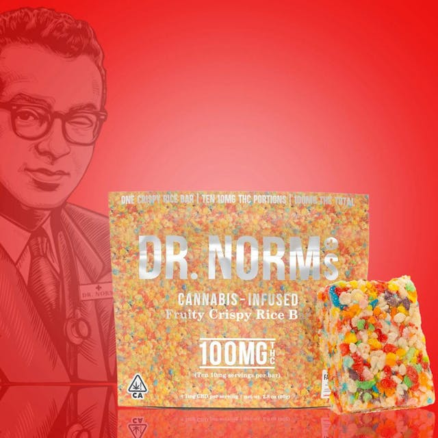Photograph of product: Fruity | 100mg Crispy Rice Bar