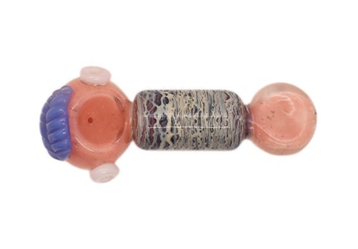 Photograph of product: Leaf Glass Hand Pipe 5"