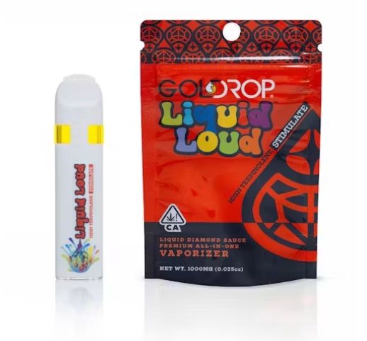 Photograph of product: Gold Drop - Hurricane Haze - Liquid Loud Diamond Sauce - 1.5g All-In-One - 