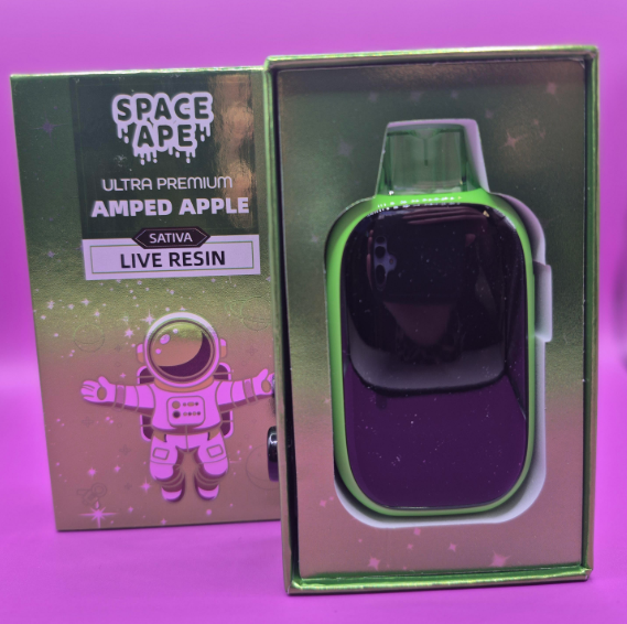 Photograph of product: Space Ape - 2g AIO Disposable Vape - Amped Apple (S/H)