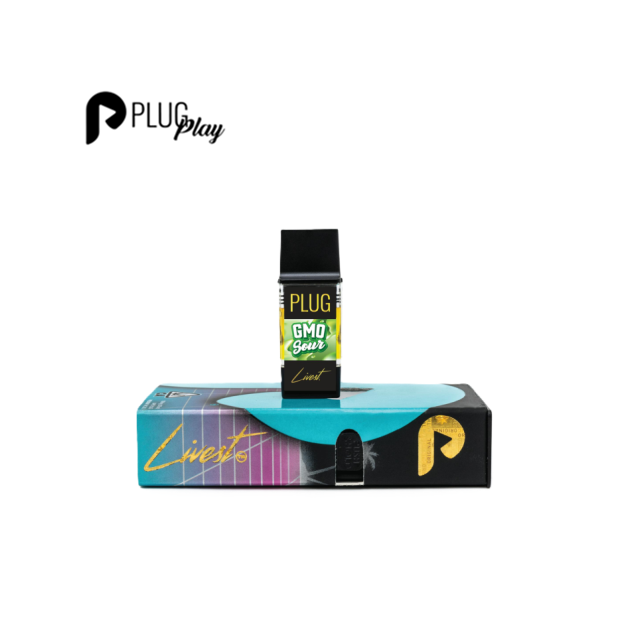 Photograph of product: GMO SOUR LIVE RESIN 1G POD