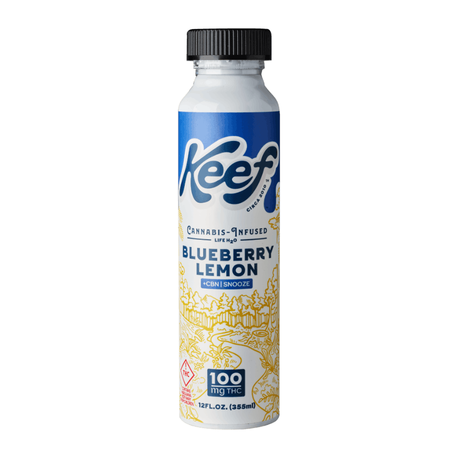 Photograph of product: Beverages 100mg - Keef Life - Blueberry Lemon