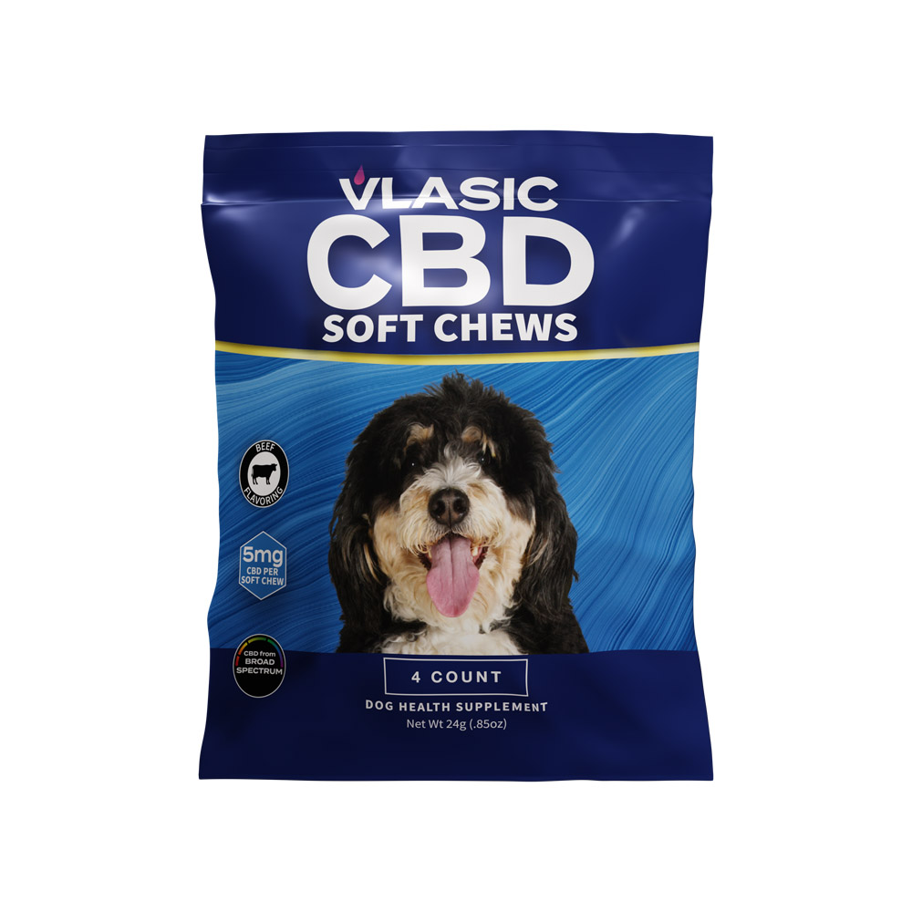 Photograph of product: Mini Broad Spectrum CBD Dog Chews (Beef Flavor)
